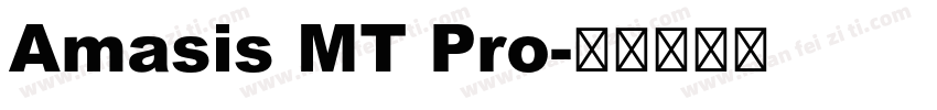 Amasis MT Pro字体转换